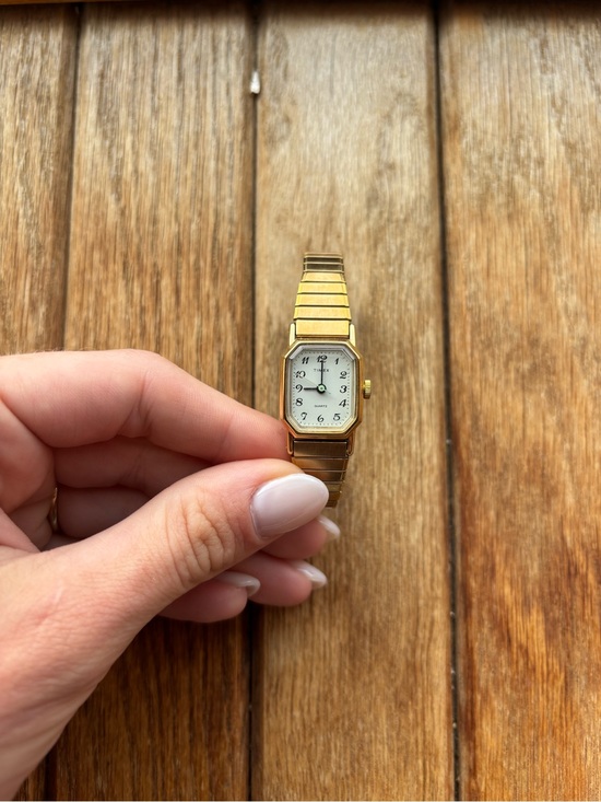 Timex Accessories - Vintage Timex Quartz Gold Tone Women's Octagonal Face Watch